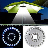 Robuste, tragbare Campingleuchten: 24/36/48 LED-Außenlaternenmasten für den Garten, den Sonnenschirm und den Nachtgebrauch