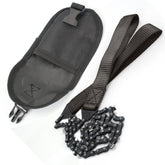 Tragbares Notfall-Camping- und Wanderwerkzeug: 11-Zahn-Handreißverschlusssäge für Outdoor, Garten, Holzfällen und Überleben