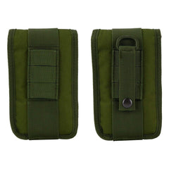 Tactical Molle Phone Holster Outdoor Belt Waist Bag - Multi-Function Travel EDC Pouch & Card Carrier