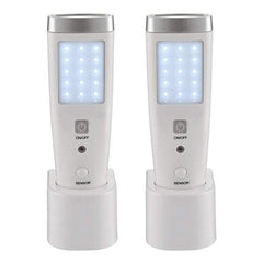 3-in-1 Multi-Function Emergency Light: Motion Sensor Wall Night Light, Battery-Powered LED Flashlight for Home & Outdoor