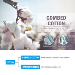 5 Paar feuchtigkeitsableitende Crew-Socken aus Performance-Baumwolle für Sport und Wandern, Größe 37–46 EU