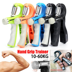 Adjustable Heavy Gripper 5-60kg Hand Exerciser for Wrist Training, Strength, and Carpal Expansion