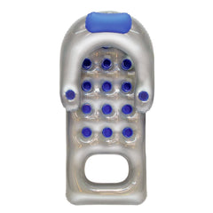 Aufblasbare Schwimmreihe, Sommer-Wasserhängematte aus PVC – Schwimmliege für den Pool für Strand und Wassersport