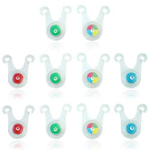 10Pcs Waterproof LED Tent String Lights - Mini Flashlight for Outdoor Camping, Safety, and Warning