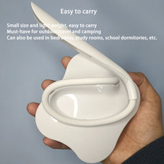 Dimmbare Schreibtischlampe mit Nachtlicht, 360 Grad schwenkbarer Kopf, wiederaufladbar, für Studium, Lesen, Arbeiten, Camping