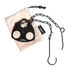 Adjustable Camping Grill Set: Picnic Cooking Pot, Outdoor Barbecue Tripod, Hanging Rack, and Pot