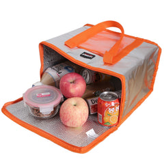 Isolierte Kühltasche – Thermo-Aluminiumfolie, Bonbonfarbe für Frauen, Kinder, Studenten – Perfekt für Picknicks und zur Lebensmittelaufbewahrung