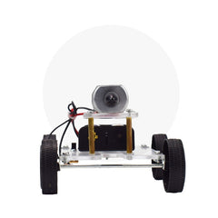 DIY Windkraftauto-Bausatz - Pädagogisches Experimentierspielzeug für Wissenschaft und Technologie