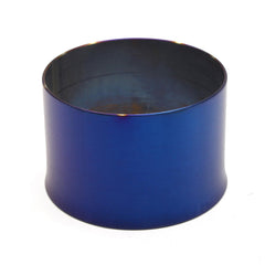 Universal 28-51mm Motorrad Zylinder Auspuff Schalldämpfer Rohr-Bläuen/Carbon Fiber