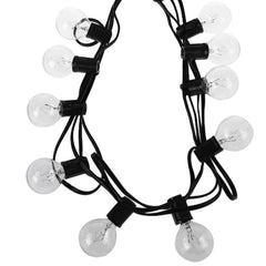 25ft G40 Globe Patio Lichterkette - Outdoor Weihnachten, Party, Garten, Hochzeit dekorative Festoon Glühbirnen