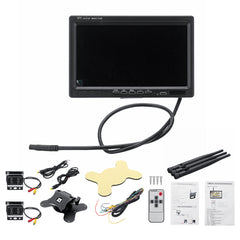 7-Zoll-Auto-DVR mit 2,4 GHz Wireless, Nachtsicht, wasserdichte Rückfahrkamera