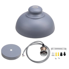 Modern Industrial Metal Pendant Lampshade - Ceiling Light Shade for Kitchen, Bar, Table, Chandelier