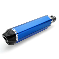 38mm-51mm Edelstahl Carbon Fiber Motorrad Auspuff Schalldämpfer mit Installieren Kit