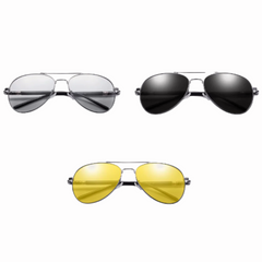 Photochrome polarisierte Tag- und Nacht-Fahrsonnenbrille für das Fahren im Freien