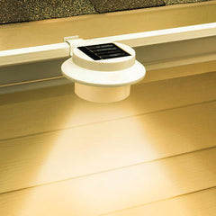 Solar-Zaunleuchte LED wasserdicht – Gartenlandschaft Nachtlicht für Zaun, Wand, Hof, Haus