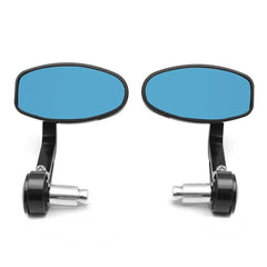 Motorrad-Lenkerend-Rückspiegel für 7/8", 22 mm Lenker - Passend für Moped, Dirtbike