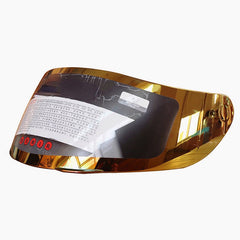 Goldenes Motorradhelm-Glasschild für K3SV- und K5-Helme