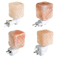 Himalaya Glow Handgeschnitztes Kristallsalz Nachtlampe Wandleuchte AC110-240V