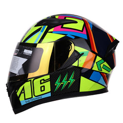 Goldenes Motorradhelm-Glasschild für K3SV- und K5-Helme