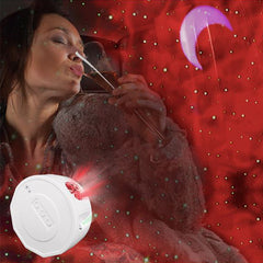 LED-Galaxie-Sternennachtlichtprojektor - Musik, Wasserwellen, Weihnachtsgeschenk-Dekor