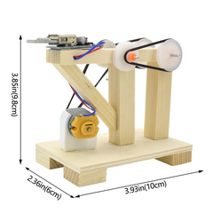 DIY Wooden Hand Generator Model Kit - Science Experiment Assembly Toy
