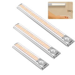 Kabelloses, wiederaufladbares LED-Nachtlicht mit Bewegungssensor und USB-Aufladung