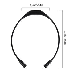 Über USB wiederaufladbare LED-Buchleuchte - Dreifach verstellbare, tragbare Leselampe mit Tastensteuerung zum Lesen bei Nacht