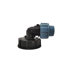 Ventilanschluss für Tonnenfass-Wassertank – 20/25/32 mm Winkelauslassadapter-Anschlussteile