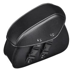Schwarze Motorrad-Satteltaschen aus PU-Leder – universelle Passform, Fahrertaschen, Motorradgepäck