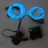 EL-Draht-Neonlicht, flexibles Seilrohr – LED-Streifen-Atmosphärenlampe für den Autoinnenraum zur Autodekoration