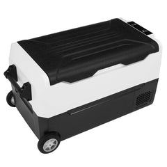 Portable Car Refrigerators Mini Fridge Electric Compressor Cooler for Car Home 12/24V DC 110/240V AC