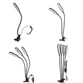 1/3/4 Kopf LED Pflanzenlampe Vollspektrum USB Anstecklampe für Zimmerpflanzen, Setzlinge, Blumen, Growzelt