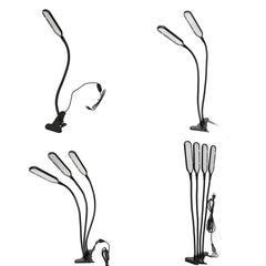 1/3/4 Kopf LED Pflanzenlampe Vollspektrum USB Anstecklampe für Zimmerpflanzen, Setzlinge, Blumen, Growzelt