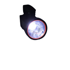Tragbare LED-Taschenlampe – starkes Licht, wiederaufladbar über USB, Leistungsanzeige, Suchscheinwerfer