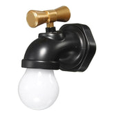 Wiederaufladbares LED-Nachtlicht mit Geräuschsteuerung – Form eines Wasserhahns, Wanddekoration für Zuhause, perfektes Geschenk