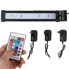22 cm dimmbares RGBW-LED-Aquarienlicht mit Fernbedienung – Farbwechsel, passend für Aquarien/Fischbehälter