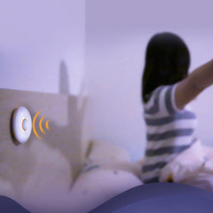 Smart Sensor LED-Nachtlichtlampe mit doppelter Induktion und automatischer magnetischer Wandhalterung
