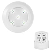 6 Stück Inlife LED Kabellose Schranklampen mit Fernbedienung - Weiß