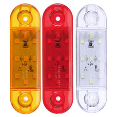 9 LED Dash Side Marker Lights Lamp 12V/24V for Truck, Trailer, Caravan, Lorry, Van
