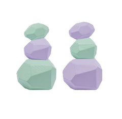 Jenga-Bausteine aus Holz im nordischen Stil – farbenfrohes, kreatives und pädagogisches Babyspielzeug