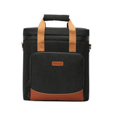 Weinkühltasche aus Vintage-Leder – 100 % auslaufsichere, tragbare Thermo-Kühltasche für Picknicks.