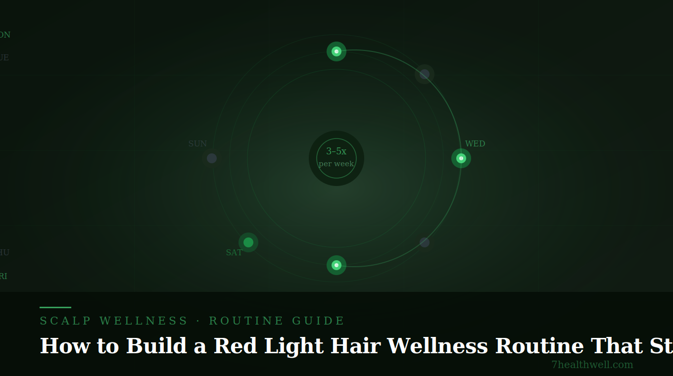How to Build a Red Light Hair Wellness Routine That Actually Sticks