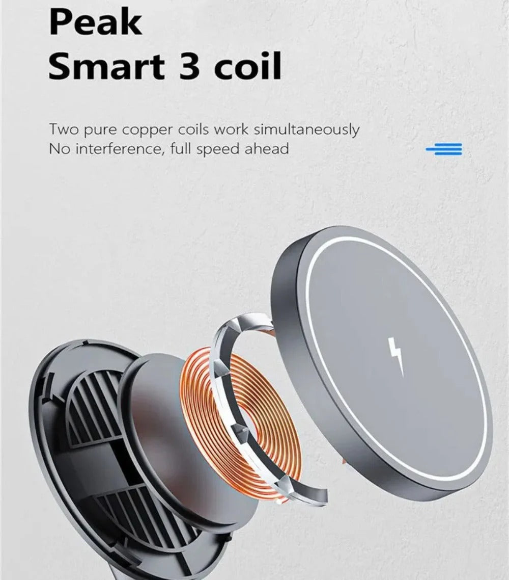 Magnetic Wireless Charger Stand for iPhone 15/14/13 Pro Max and AirPods Pro