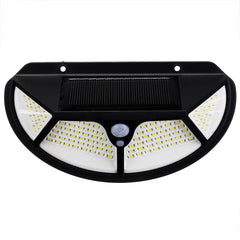 102LED Solar Power Waterproof PIR Motion Sensor Wall Light for Outdoor Garden Use