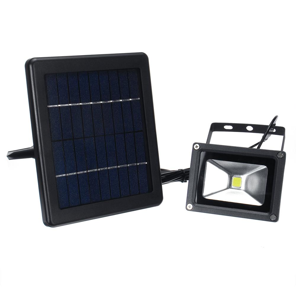 10W Waterproof Solar LED Flood Light for Outdoor Garden Wall Spotlight