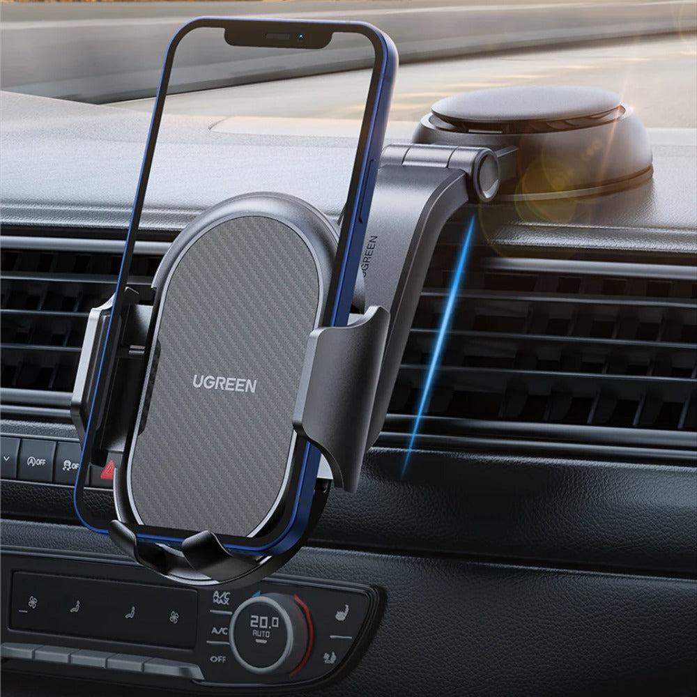 Waterfall Suction Cup Car Phone Holder for iPhone 14/13 Pro, Samsung, Xiaomi