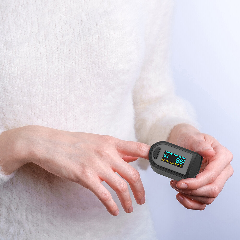 Finger Clip Pulse Oximeter with Multiple Display Modes, Brightness Adjustment, and Automatic Power-Off