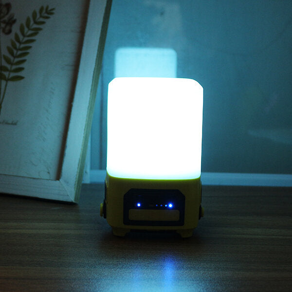 Portable Bluetooth Wireless Speaker with USB, Outdoor Camping Lantern, Colorful Dimmable Night Light