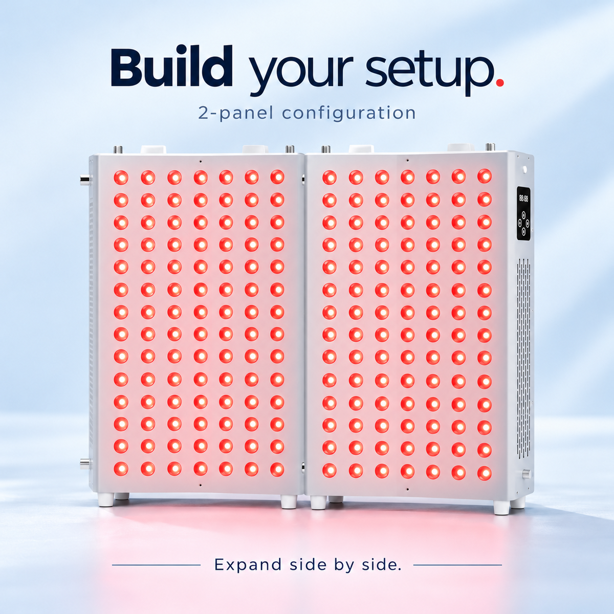 7HW EmberStack Modular Red Light Panel for Full-Body Recovery & Skin
