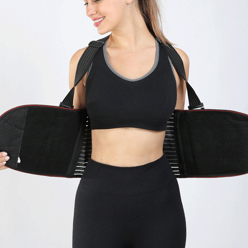 Adjustable Breathable Lumbar Support Belt for Pain Relief - Sport Protection Waist Brace